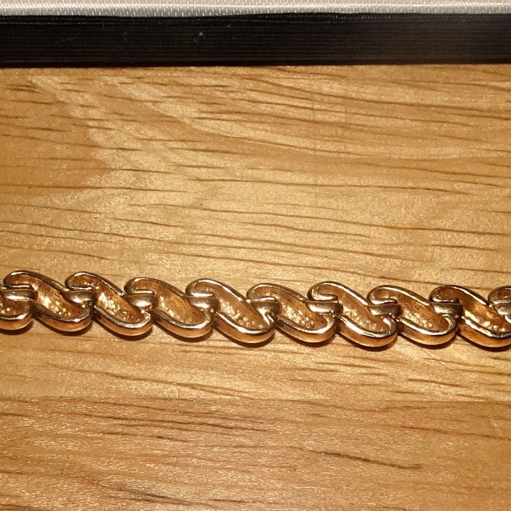 Gold Over Sterling R 925 Rope Bracelet - Picture 3 of 6